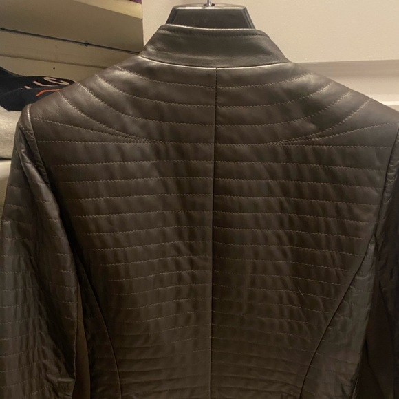 Lafayette 148 100% leather jacket - Picture 4 of 6